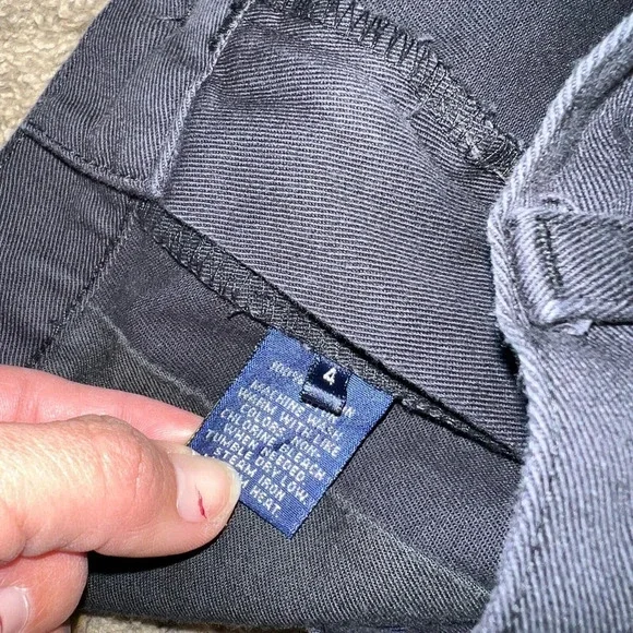 Ralph Lauren Sport Women Size 4 Black Chino Shorts - Picture 3 of 4